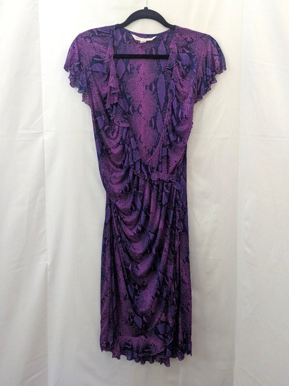 Diane Von Furstenberg Vintage Snake Print Dress